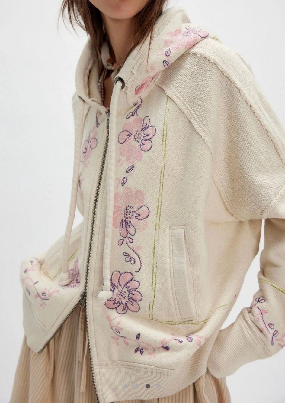 XL 35.5" - 38" PTP | Free People | NWT | We The Free Up The Vine Hoodie